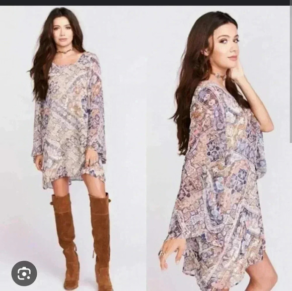 EUC Show Me Your MuMu Bombshell Dress in Babes of Babylon, Size M - Picture 10 of 10